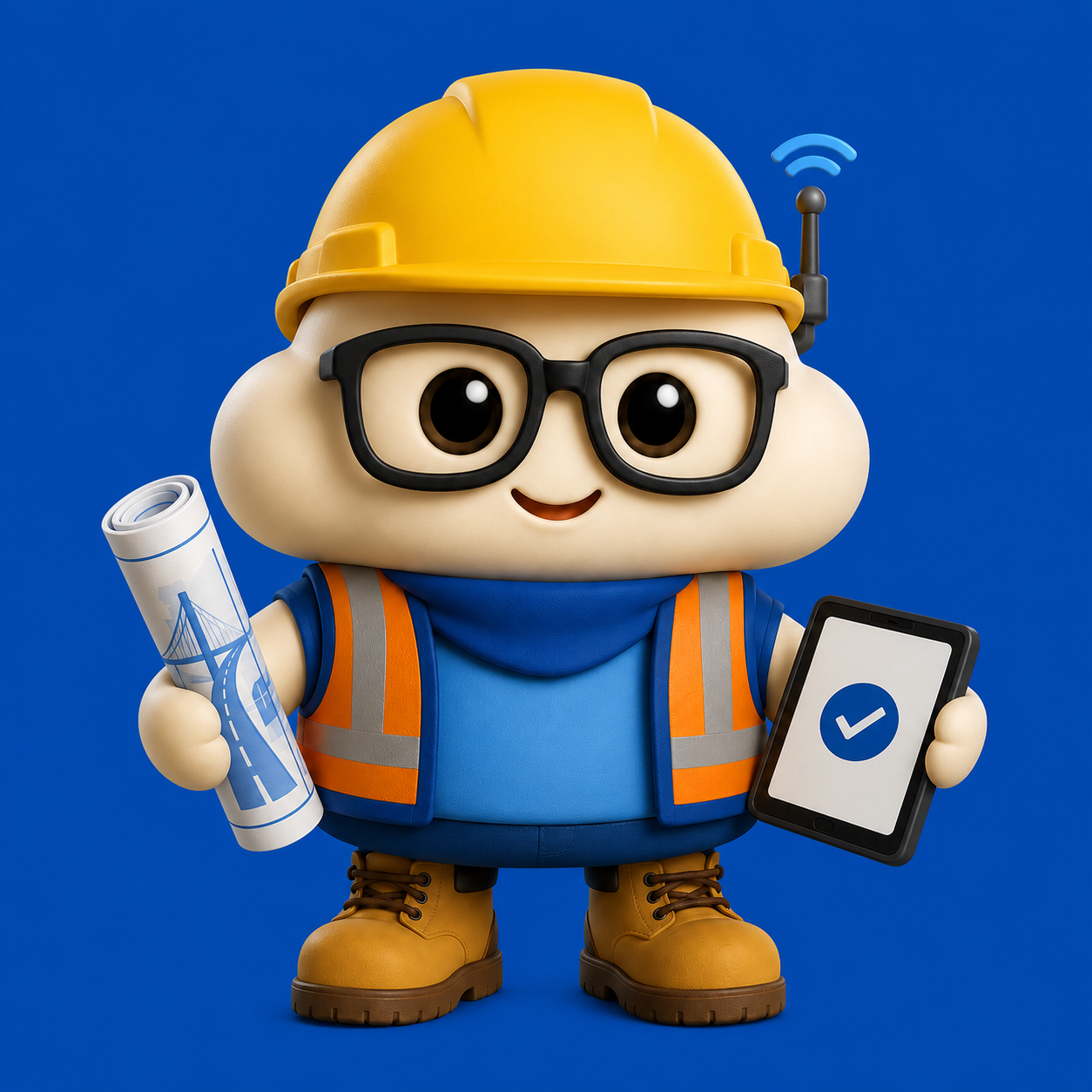 Mascota de construcción