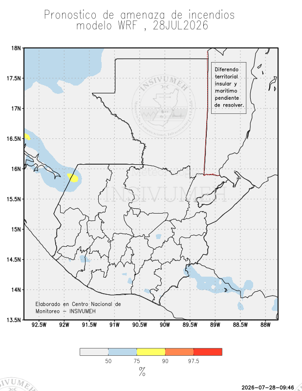 INCENDIOS diario GFS 15 días día 1
