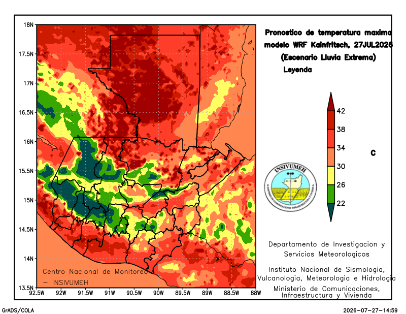 Temperatura máxima día 1