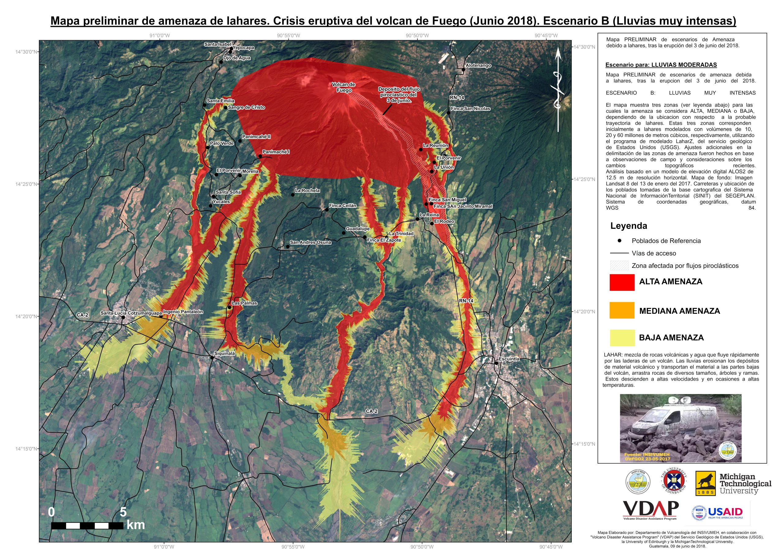 Mapa Fuego Escenario B