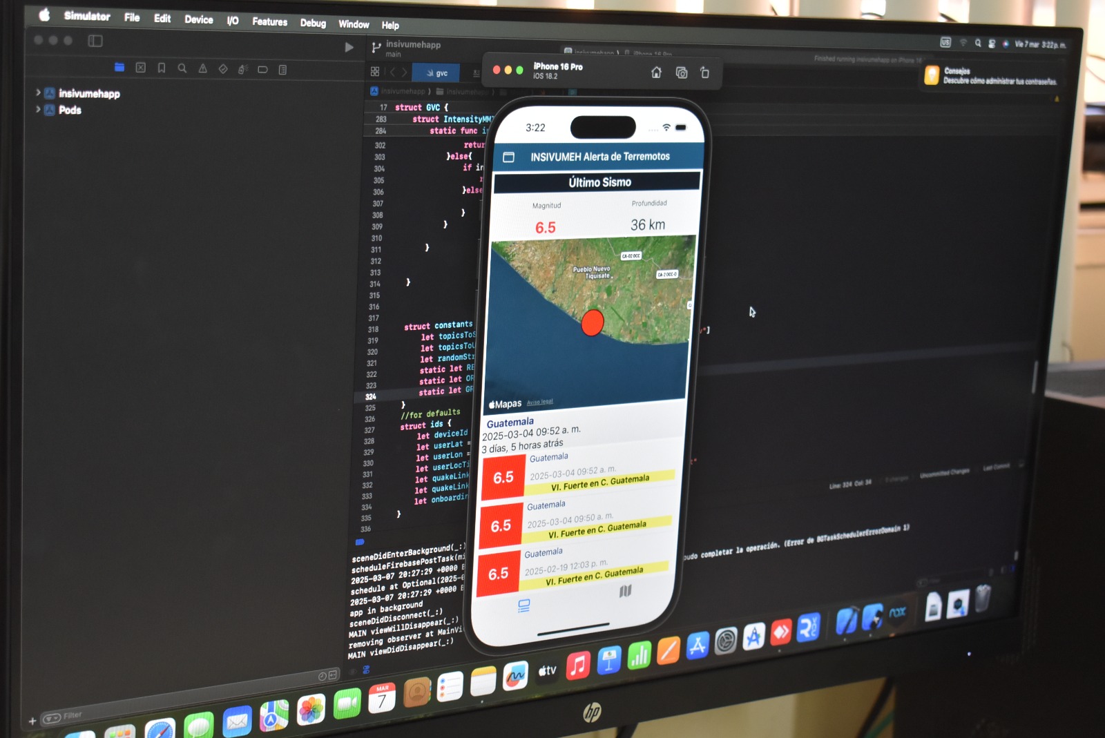 INSIVUMEH realiza evaluación técnica por vibraciones percibidas en zona 16